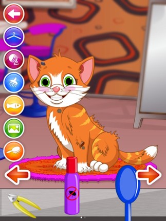 Kitten Adventure - Kids Pet Makeover Spa Games Image