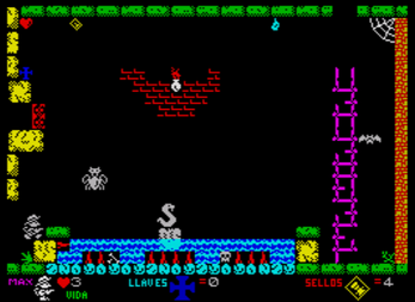 MAX STONE  El Secreto de la Gran Piramide (ZX Spectrum 48/128K & Windows) screenshot