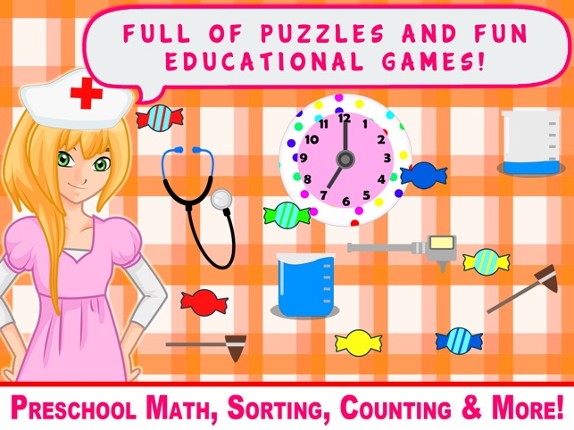 Newborn Doctor and Nurse Clinic &amp; Daycare - preschooler maternity teaching games ( 2 yrs + ) screenshot
