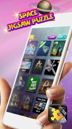 Space Jigsaw Puzzle Free – Science Game for Kids and Adults With Stars &amp; Planets Pic.s Image