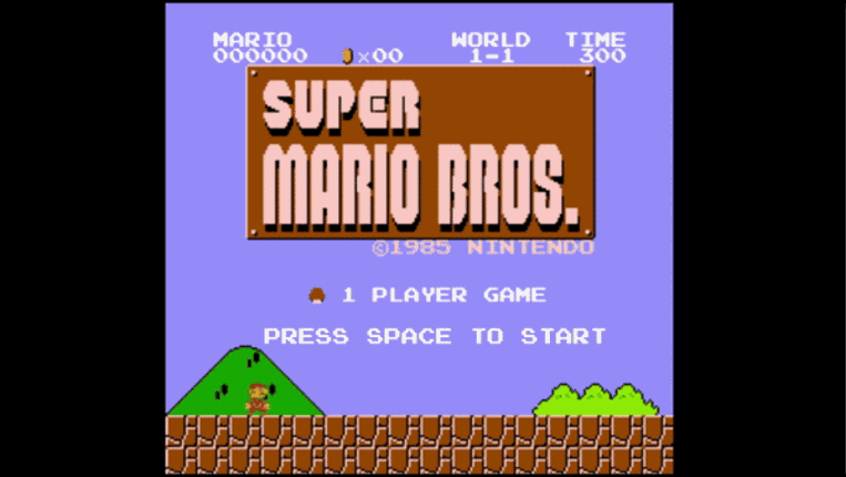 Super Mario Level 1-1 screenshot