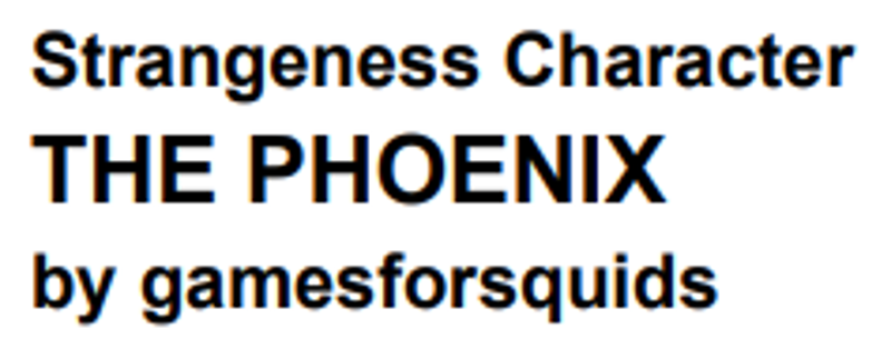 The Phoenix Game Cover