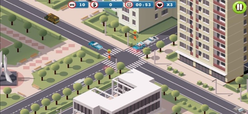 City Driving Traffic control screenshot