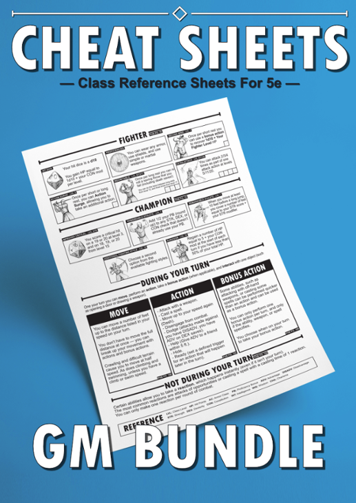 Games like Class Cheat Sheets for 5e