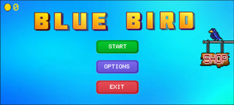 Flappy Blue Bird screenshot