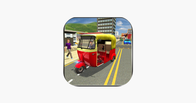 Futuristic Flying Tuk Tuk Simulator - Auto Rickshaw Driving Image