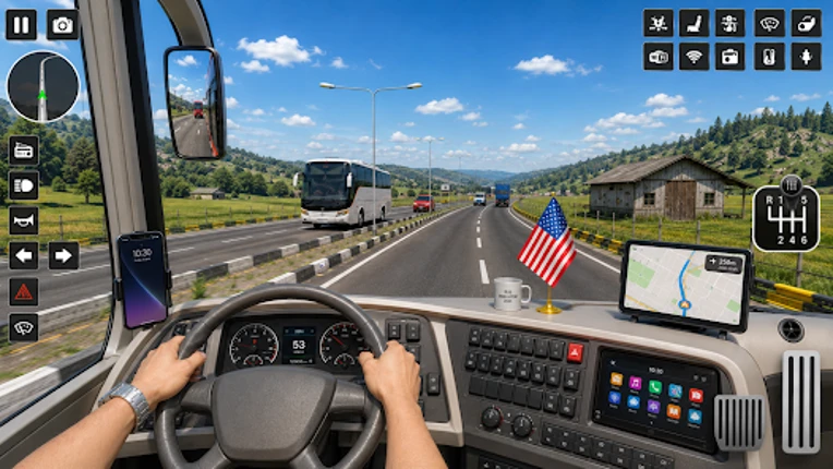 US Bus Simulator City Drive 3D screenshot