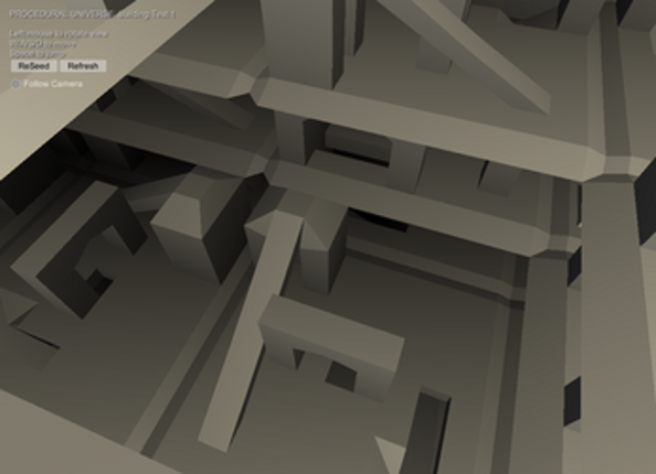 Old Chunk System Demo: Procedural Building Image