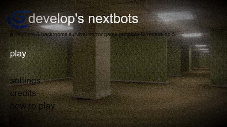 GDevelop's Nextbots (Template) Game Cover