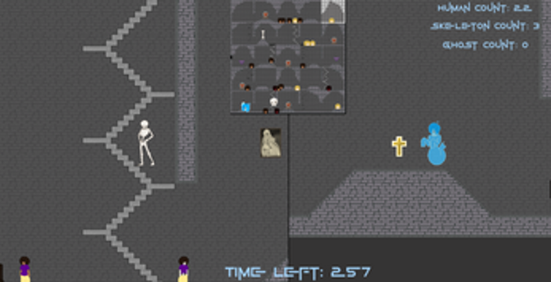 Halloween Human Hunt: Ghost vs. Skeleton Image