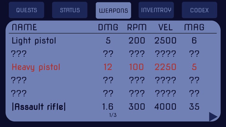 Mirastell screenshot