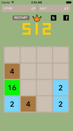 2048 More Simple Easy Free Puzzle : 512 Image