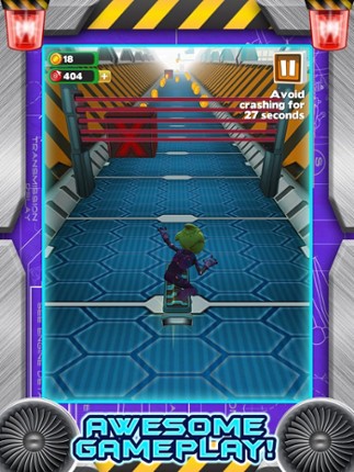 3D Skate Board Space Race - Awesome Alien Skater Racing Challenge FREE screenshot