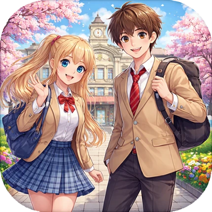 Anime Girl Sakura High School Image