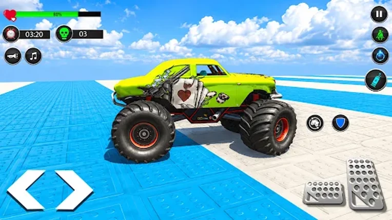 Crazy Monster Truck Derby Game Image