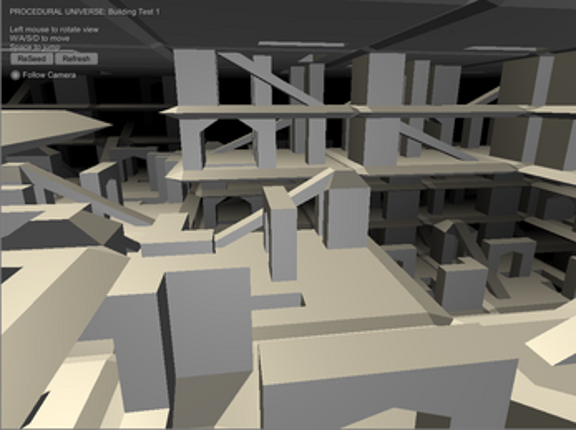 Old Chunk System Demo: Procedural Building Image