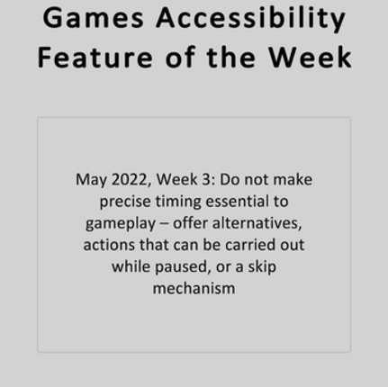 Accessibility Feature of the Week Image