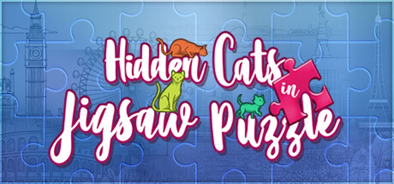 Hidden Cats in Jigsaw Puzzle Image