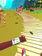 Marathon Runner 3D Image