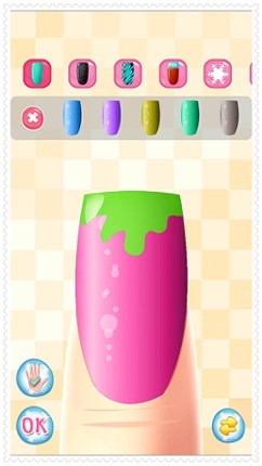 Nail Spa Salon Beautiful Princess girls - makeup makeover and games dressup nails art & polish screenshot