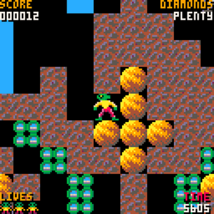 Pico8 REPTON screenshot