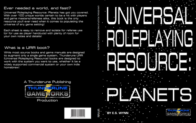 Planets (Universal Roleplaying Resource) Game Cover