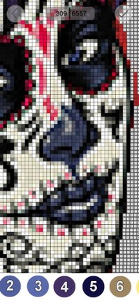 Tattoo Pixel Art Coloring Game screenshot