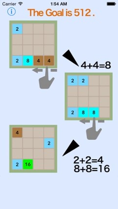 2048 More Simple Easy Free Puzzle : 512 Image