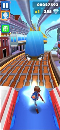 3D Endless Runner Trains City Image