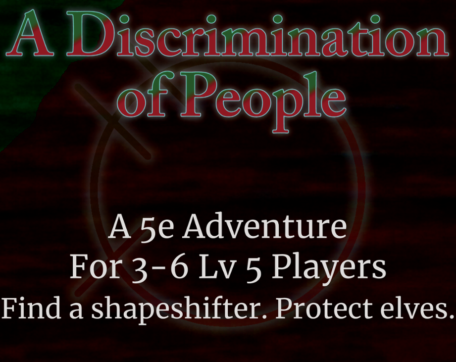 Games like A Discrimination of People