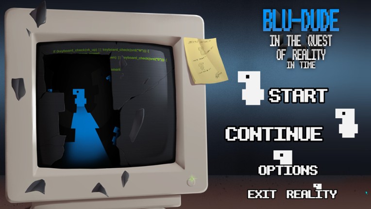 Blu-Dude In The Quest of Reality In Time screenshot
