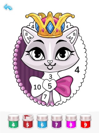 Color By Number &amp; Fun Coloring Image