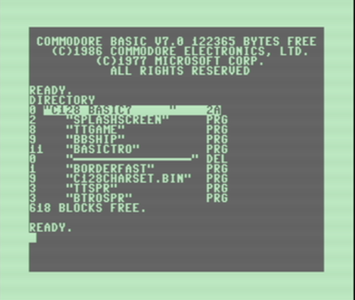 Commodore 128 BASIC 7 programs Image