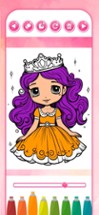 Drawing princess learning game Image