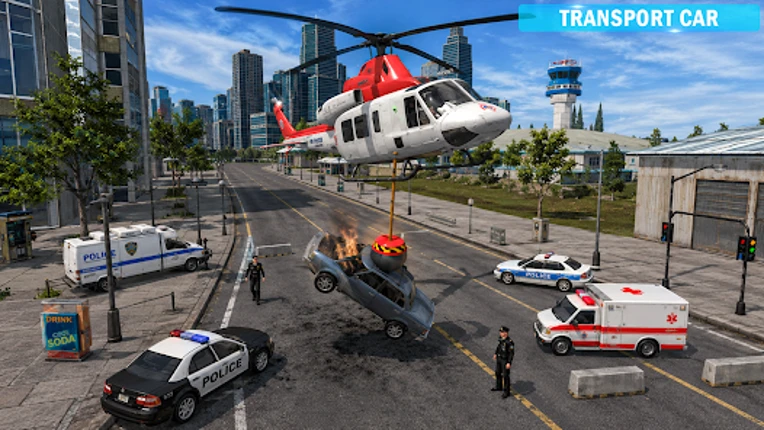 Helicopter Flight Simulator 3d screenshot