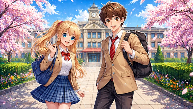 Anime Girl Sakura High School Image
