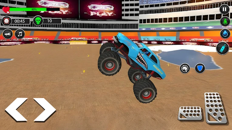 Crazy Monster Truck Derby Game Image