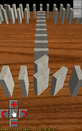 3D Domino Toppling screenshot