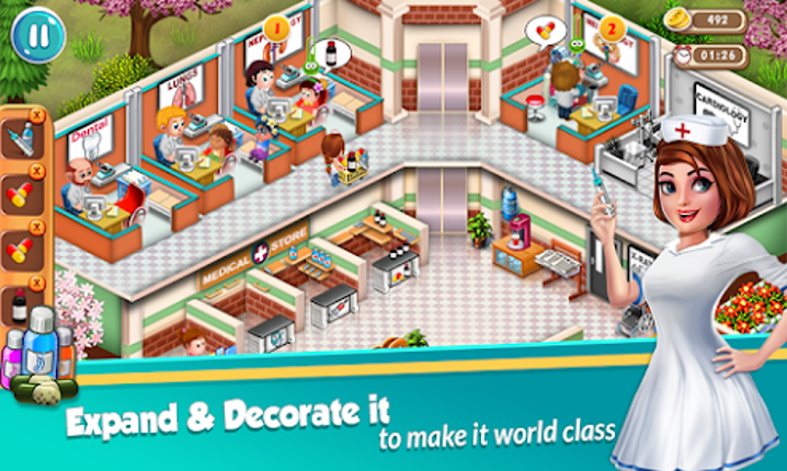 Doctor Dash : Hospital Game Image