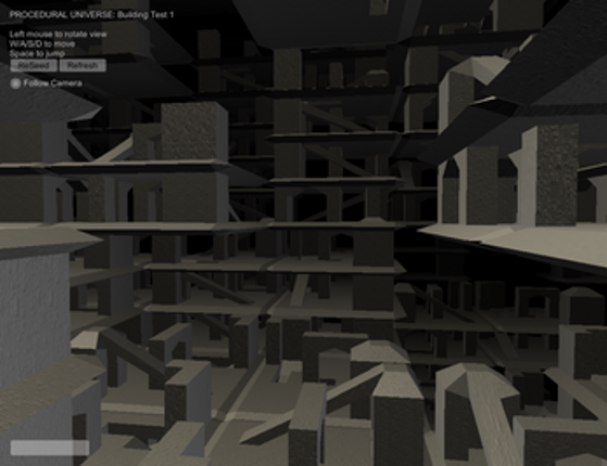 Old Chunk System Demo: Procedural Building Image