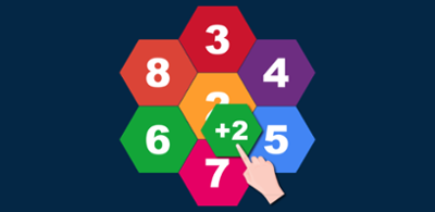 Hexagons: Drag and Merge Numbers Image