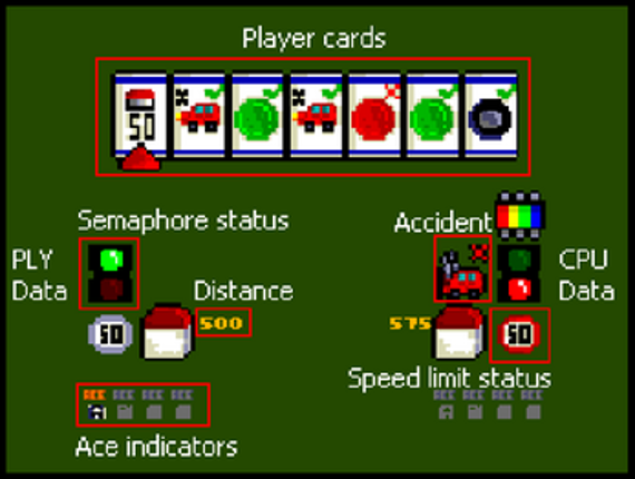 Mille Bornext (ZX Spectrum Next) screenshot