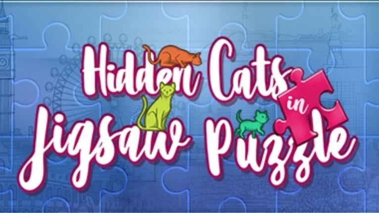 Hidden Cats in Jigsaw Puzzle Image