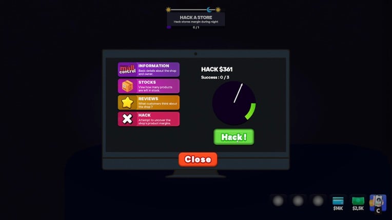 Mall control screenshot