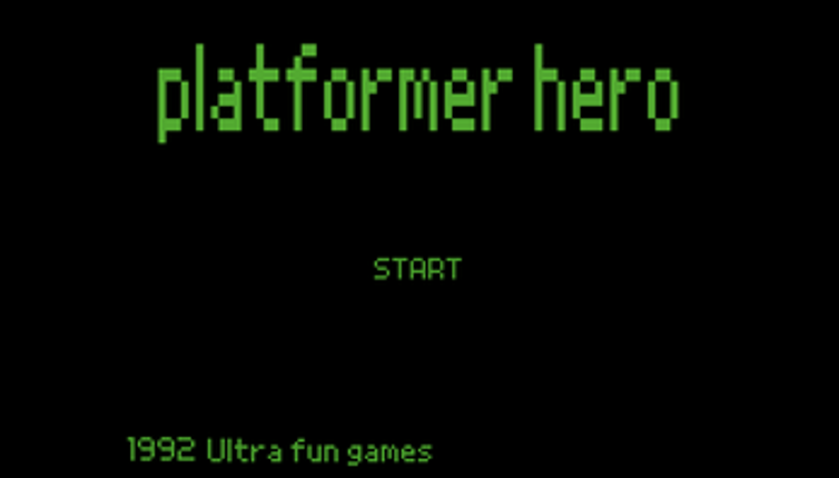 Platformer Hero Image
