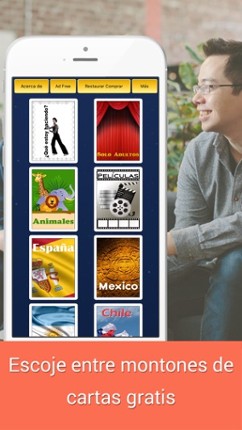 ¿Quién soy yo? Charada Phone on heads dont look up screenshot