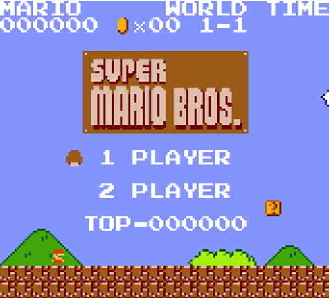 Super Mario Bros Mini Game Cover