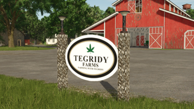 FS25 - Tegridy Farm Sign V1.1 Image