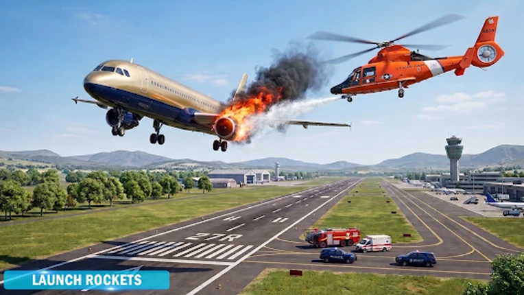 Helicopter Flight Simulator 3d screenshot