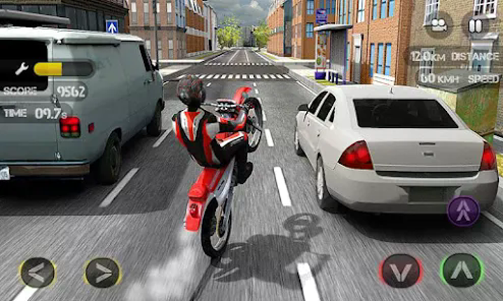 Race the Traffic Moto Image